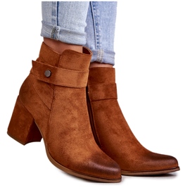 PL4 Bottines en Daim pour Femme La.Fi 260041C-SU Camel brun