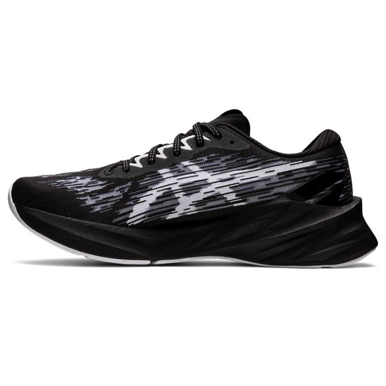Asics Novablast 3 M 1011B458 002 chaussures de course blanche le noir
