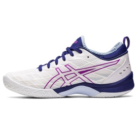 Asics Blast Ff 3 W 1072A080 100 chaussures de handball blanche