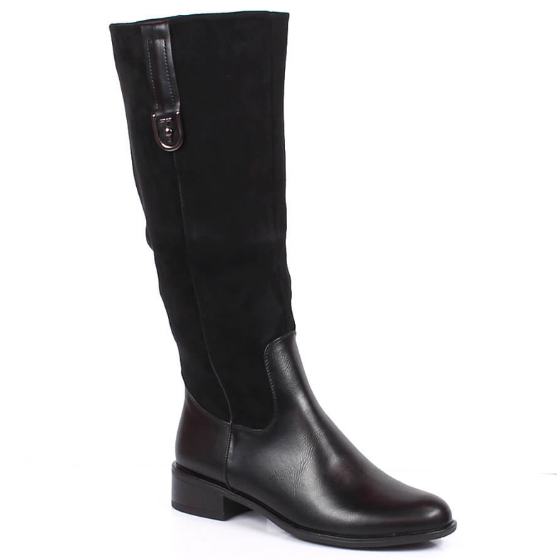 Bottes isolées noires pour femme Jezzi JEZ367A le noir Bottes isolées noires pour femme Jezzi JEZ367A le noir