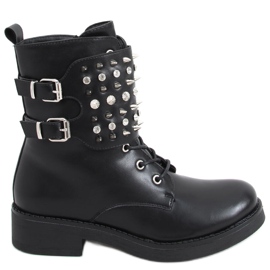 PA1 Boots à clous Ziku Noir le noir