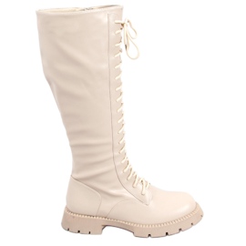 Bottes cavalières Anneli Beige Bottes cavalières Anneli Beige
