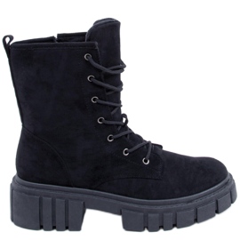 Bottines à lacets Kelis Noir