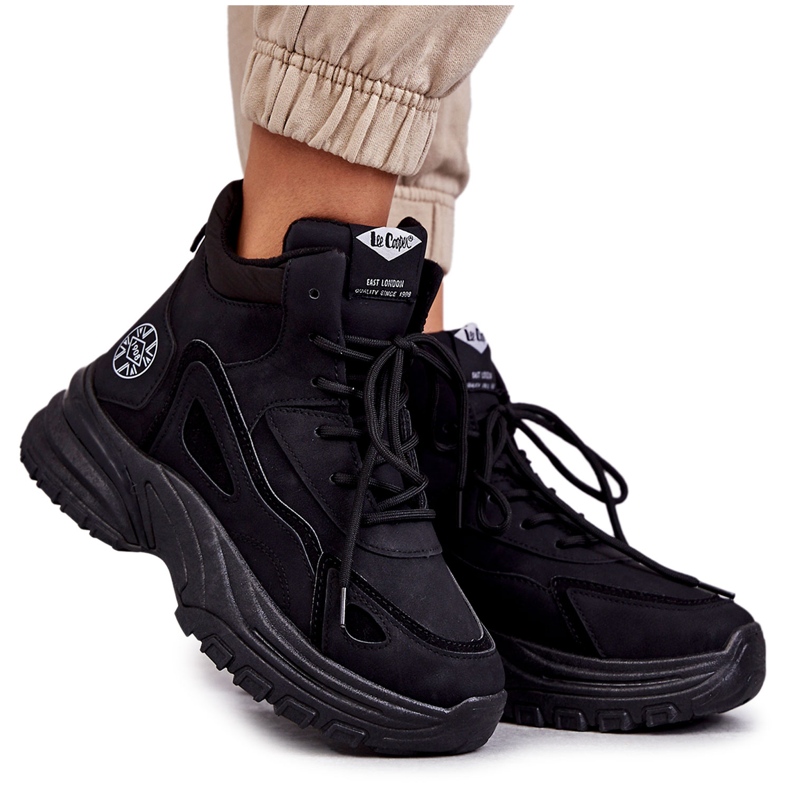 Bottes sur la plateforme Lee Cooper LCJ-22-44-1353L Noir le noir