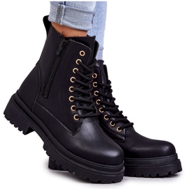 Bottes Chaudes En Cuir Pour Femme Noir Dorchen