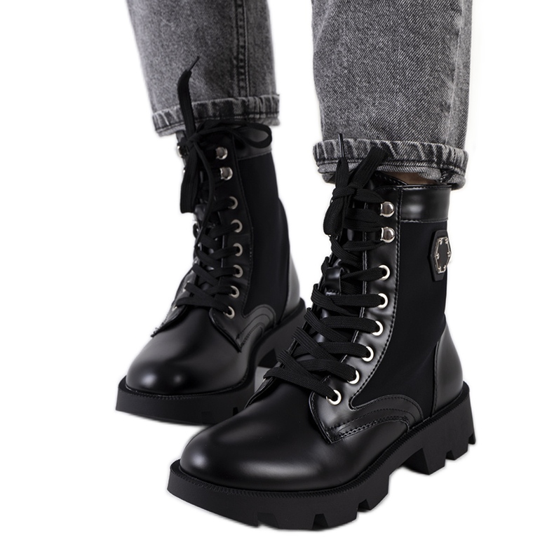 Bottes noires de Keld le noir Bottes noires de Keld le noir