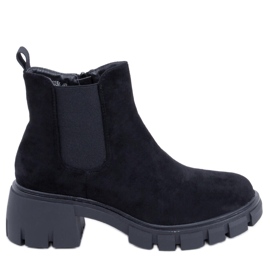 Bottines Chelsea femme Aime Noir le noir