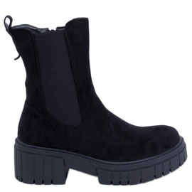 Bottines Chelsea à tige haute Colbie Noir