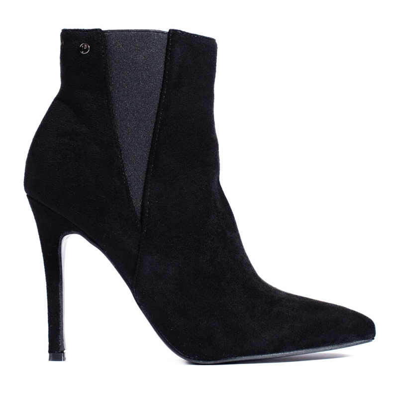 W. Potocki Bottes pour femmes Potocki noires sur un talon haut le noir