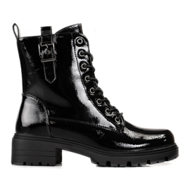 Sacs femme laqués Vinceza noir