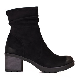 Bottes Vinceza noires pour femmes sur le poteau