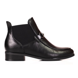 Bottines femme talon Jodhpur Vinceza noir