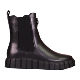 W. Potocki Bottines compensées femme Potocki noires le noir W. Potocki Bottines compensées femme Potocki noires le noir