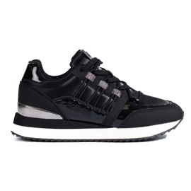 Baskets Big Star pour femmes KK274111 noir