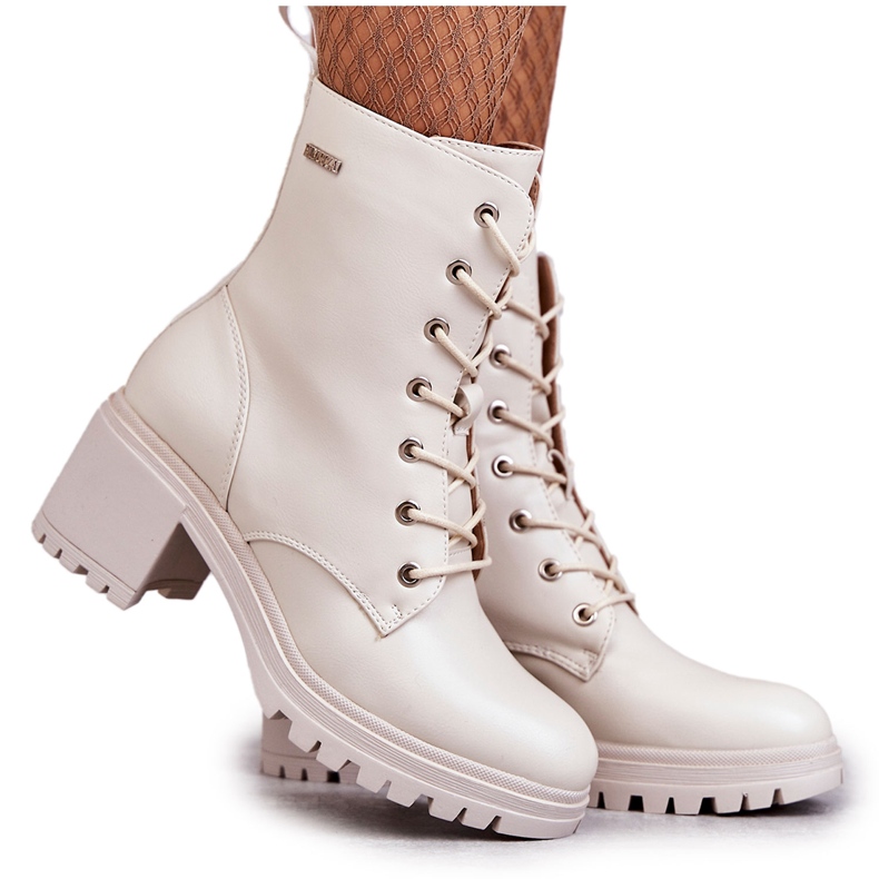 Vinceza Bottes Chaudes Pour Femmes À Talons Hauts Beige Clair Grethe Vinceza Bottes Chaudes Pour Femmes À Talons Hauts Beige Clair Grethe