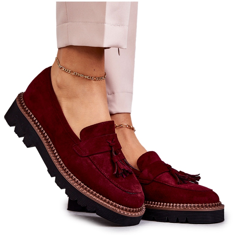 Vinceza Chaussures En Daim Pour Femme Sur La Plateforme Bordeaux Unni rouge Vinceza Chaussures En Daim Pour Femme Sur La Plateforme Bordeaux Unni rouge
