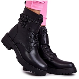Bottes chaudes en éco-cuir pour femmes Noir Argent