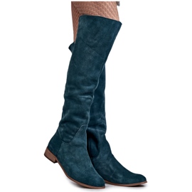 PA2 Bottines Plates Femme Vert Isolde