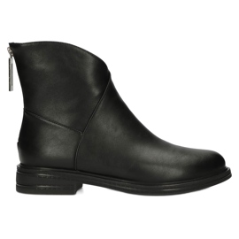 Bottines en cuir Bottines Jodhpur Filippo DBT4077 noir