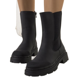 Bottes Antede noir mat le noir