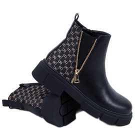 BM Bottines Jodhpur Ariana Noir