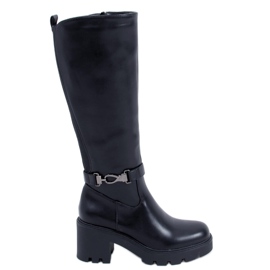 Bottes d'équitation noires Braxton