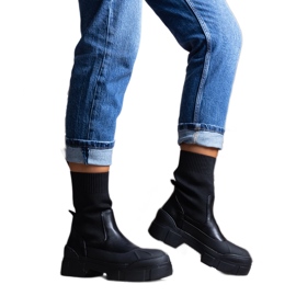 Bottes femme Conta noires le noir