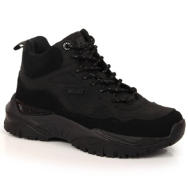 Black Big Star KK274356 bottes plateforme noires pour femmes de sport le noir Black Big Star KK274356 bottes plateforme noires pour femmes de sport le noir
