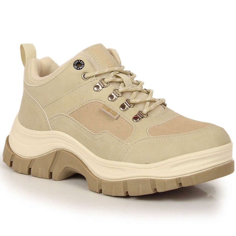 Chaussures femme avec polaire beige Big Star KK274363