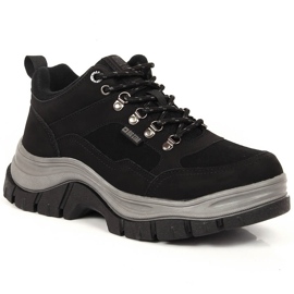 Bottes noires pour femmes avec polaire Big Star KK274364