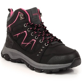 Chaussures trekking hautes femme McKeylor noires