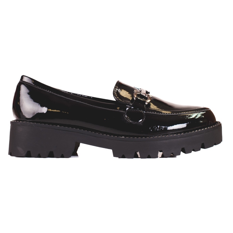 Mocassins femme sur semelle épaisse Shelovet le noir Mocassins femme sur semelle épaisse Shelovet le noir