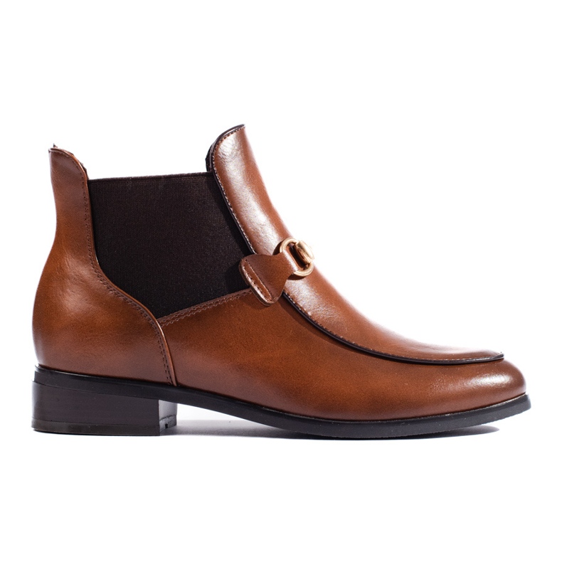 Bottines femme talon Jodhpur Vinceza brun