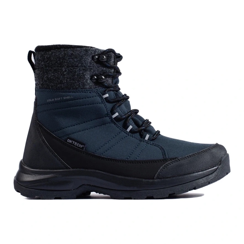 Après-ski femme DK bleu marine à lacets le noir