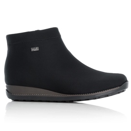 Bottes pour femmes isolées Rieker 98251-00 noires le noir