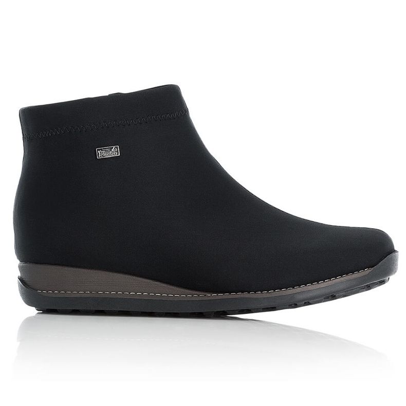 Bottes pour femmes isolées Rieker 98251-00 noires le noir