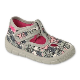 Befado chaussures pour enfants 630P001 rose gris