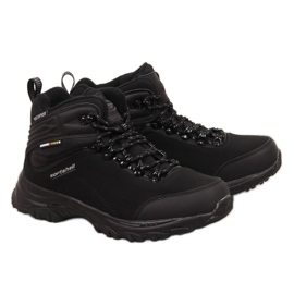 Chaussures de trekking imperméables pour hommes American Club noires