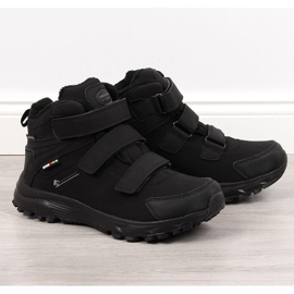 Chaussures de trekking homme imperméables isolées noires American Club