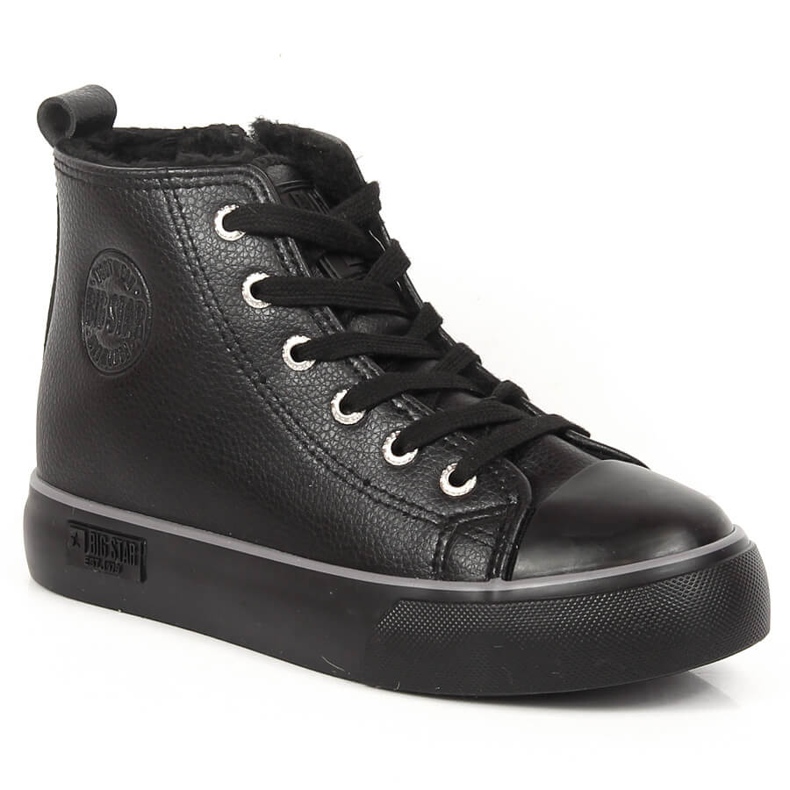 Baskets noires pour enfants à haute isolation Big Star KK374228 le noir