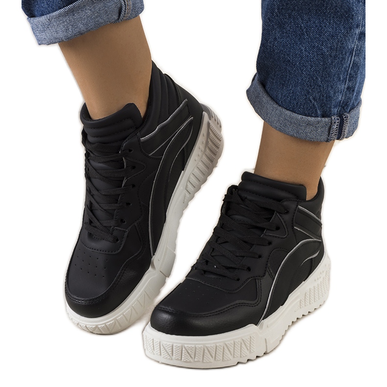 Baskets cheville Clyme noires le noir Baskets cheville Clyme noires le noir