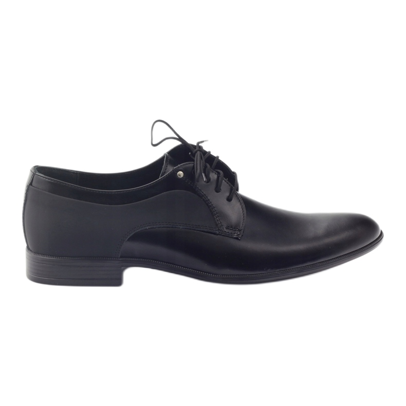 Tur Chaussures en cuir masculin classiques 296 noir le noir