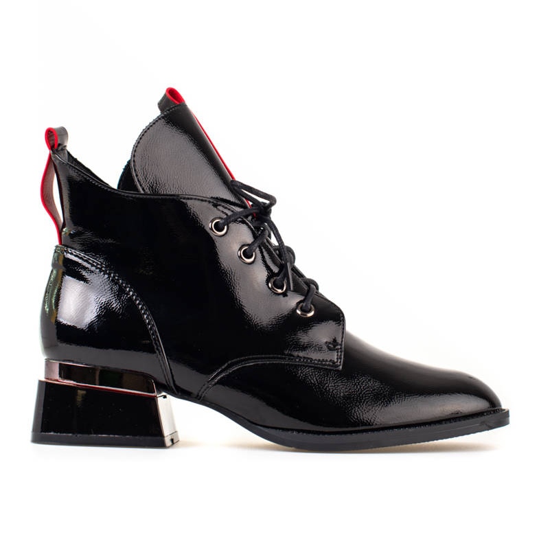 Bottes Shelovet noires élégantes pour femmes le noir