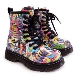 FR1 Bottes chaudes enfant Print Multicolore Dexi