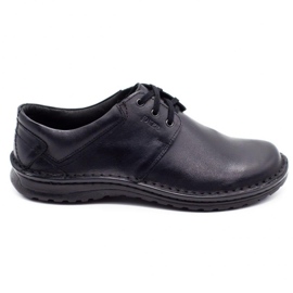 Joker Chaussures en cuir pour hommes 229 noir le noir