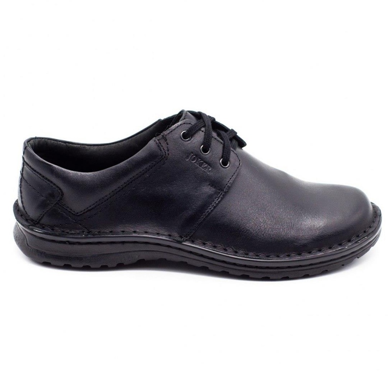Joker Chaussures en cuir pour hommes 229 noir le noir