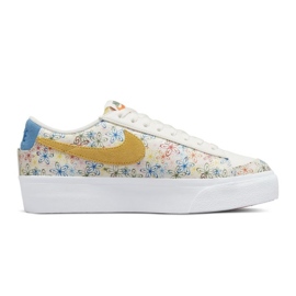 Nike Blazer Low Platform Femme DV3210-100 blanche multicolore