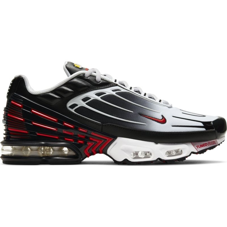 Chaussure Nike Air Max Plus 3 M DM2573-001 blanche le noir