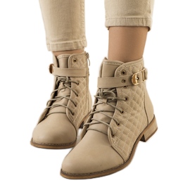 BM Bottines Dakin beiges
