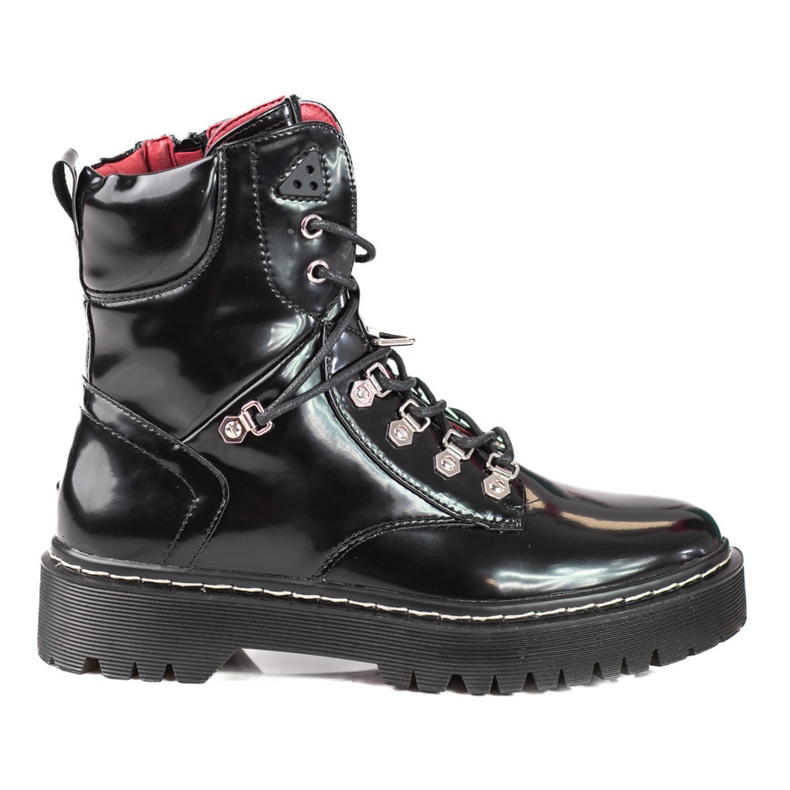 Ouvrières Shelovet avec laçage le noir